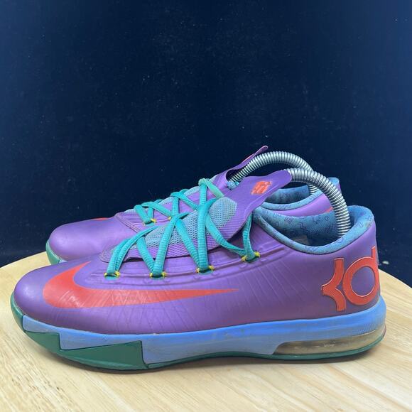 Nike KD 6 GS Rugrats 2013 Size 6.5Y Used 599477-500 | eBay Nike KD 6 Rugrats Girls Size 6Y Purple Blue Athletic Shoes Sneakers 599477-500